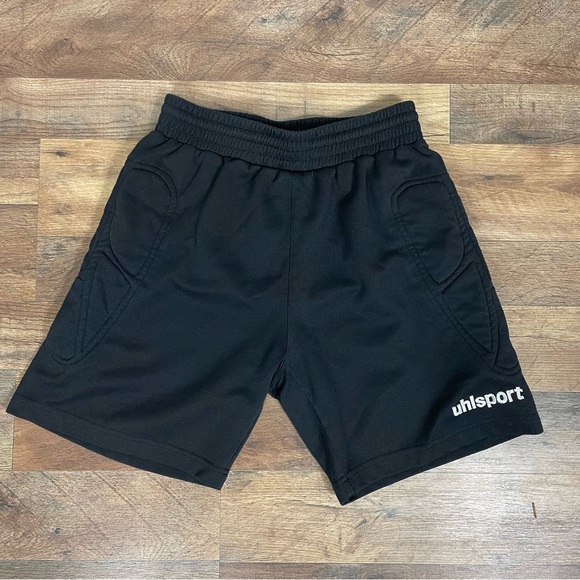 UHLSport Goalkeeper Padded Black Shorts - Picture 10 of 10